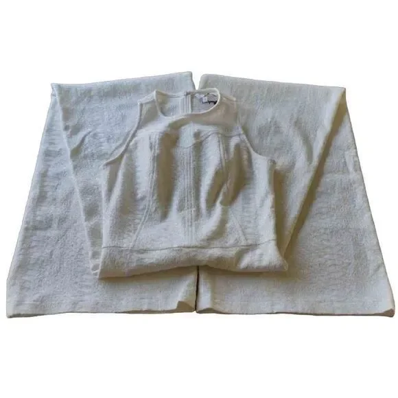 Alexis White Kalvina Halter Style Sleeveless Jumpsuit Sz S NWT - Picture 2 of 15